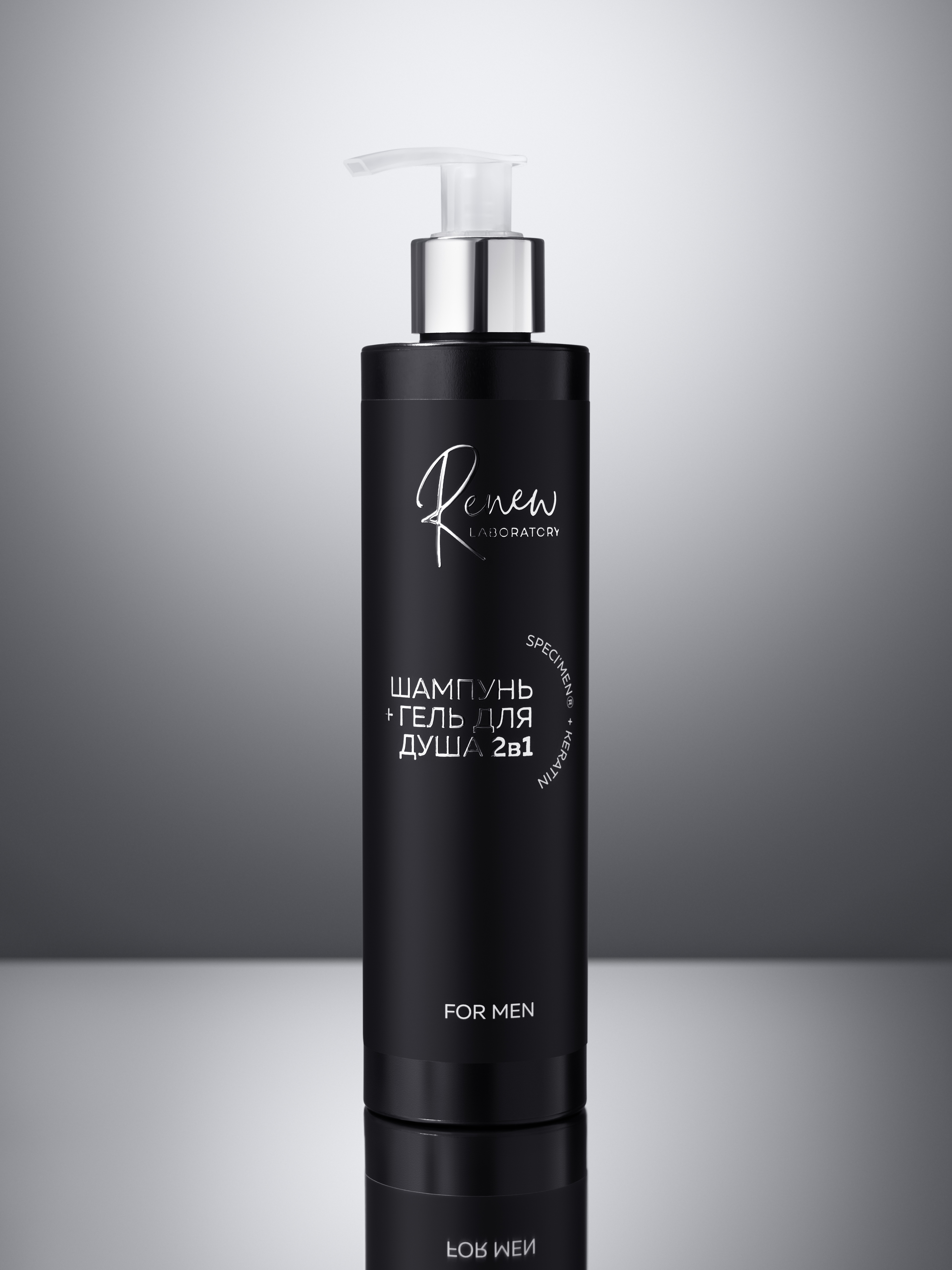 Шампунь-гель для душа 2 в 1 For Men «Renew Laboratory»